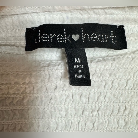 Derek Heart White Eyelet Peplum Blouse - Picture 4 of 11